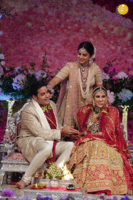 تصاویر/ جشن عروسی فرزند ثروتمندترین مرد آسیا با حضور تمام ثروتمندان جهان