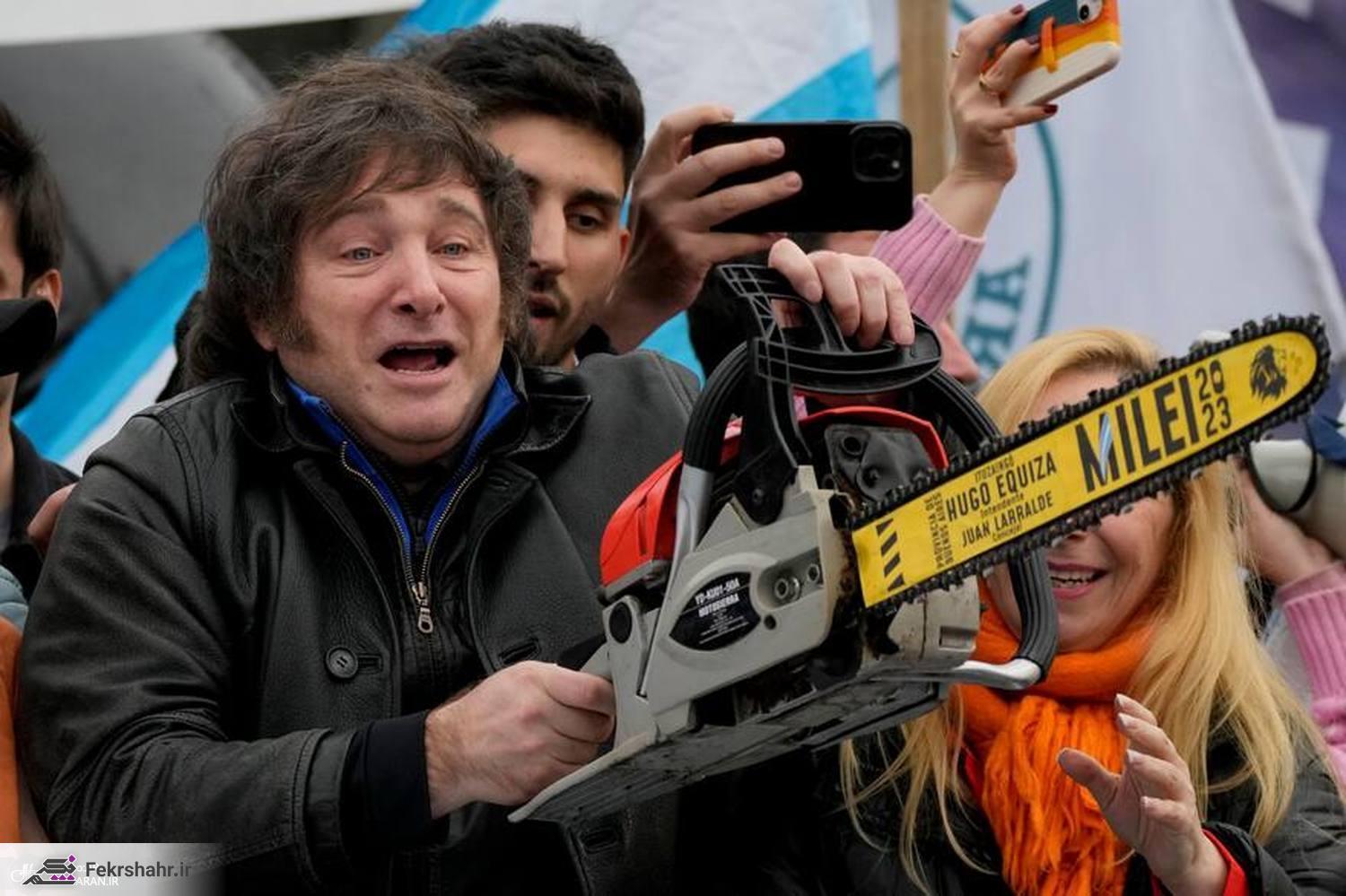 با رئیس جمهور جدید و متفاوت آرژانتین آشنا شوید/ مردی که عاشق اره کردن است + تصاویر