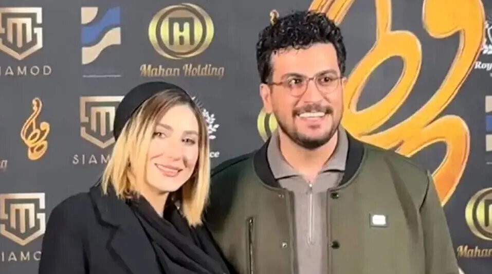 امیرحسین قیاسی و همسرش + عکس