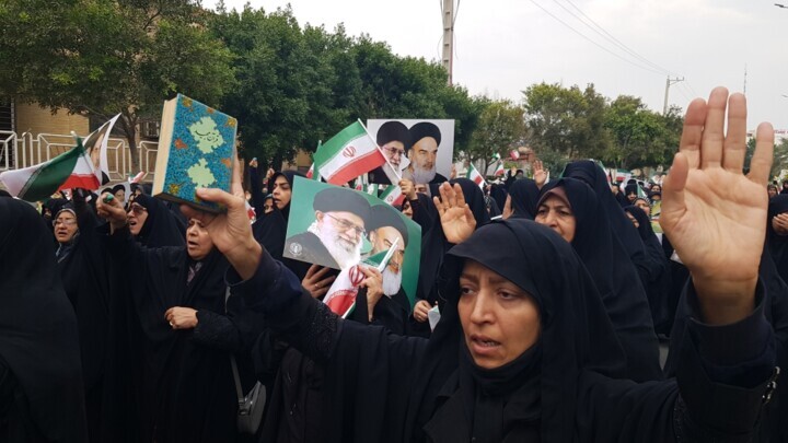 پیکر دومین شهید حوادث اخیر استان بوشهر، تشییع شد + عکس