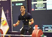 وزنه‌بردار ایرانی رکورد دنیا را شکست