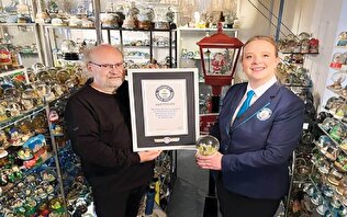 یک آلمانی، رکورددار کلکسیون گوی برفی + تصاویر