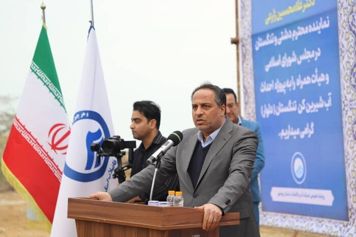 آغاز ساخت آب‌شیرین‌کن ۷۵۰۰ مترمکعبی تنگستان