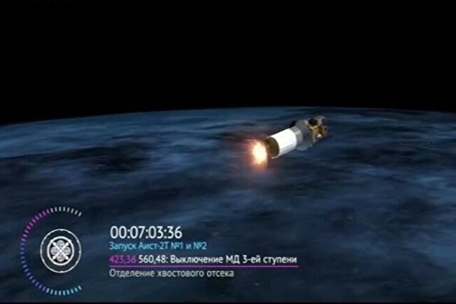 سه ماهواره ایرانی کوثر، ظفر ۲ و پایا از پایگاه روسیه به مدار لئو پرتاب شدند + فیلم