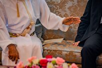 عکس/ تصویری از یک نامه در دیدار لاریجانی با وزیر خارجه عمان