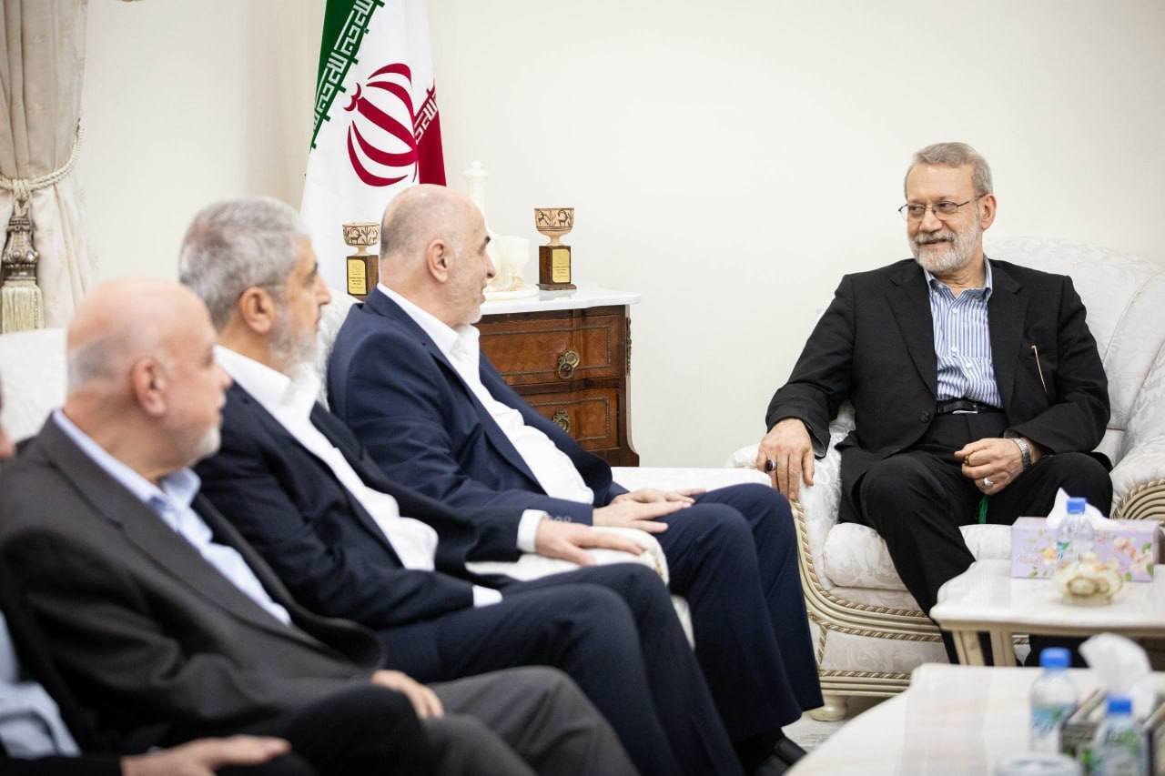دیدار و گفتگوی لاریجانی با جمعی از رهبران حماس در قطر + تصاویر