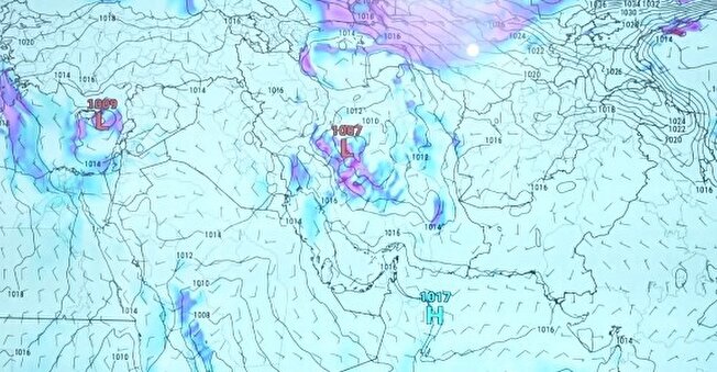 هواشناسی: از تشدید فعالیت سامانه بارشی تا کاهش محسوس دما در استان بوشهر