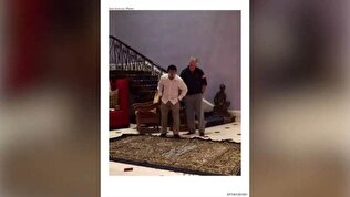 جنجال ارسال پرده کعبه برای اپستین مجرم جنسی آمریکا + تصاویر