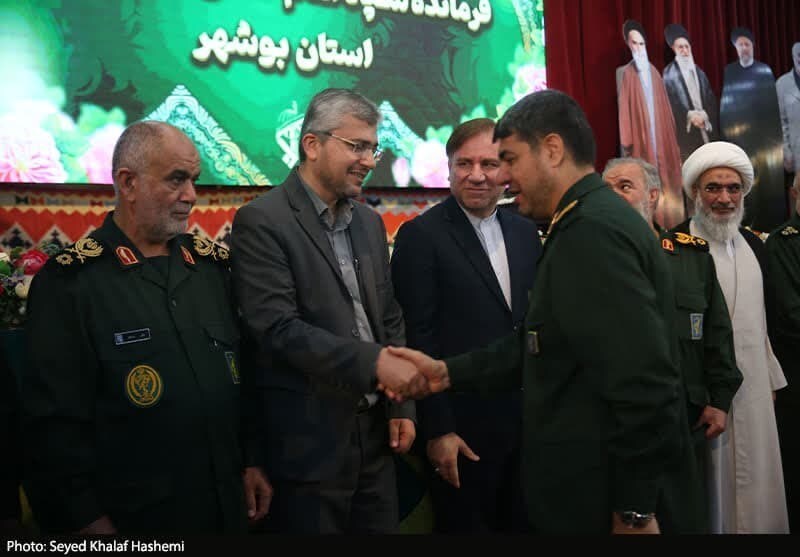 سردار حمید خرمدل فرمانده سپاه استان بوشهر شد/ تجلیل از سردار رزمجو + تصاویر و فیلم