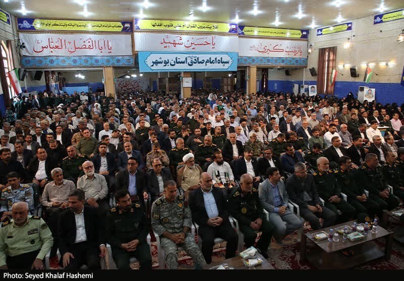 سردار حمید خرمدل فرمانده سپاه استان بوشهر شد/ تجلیل از سردار رزمجو + تصاویر و فیلم