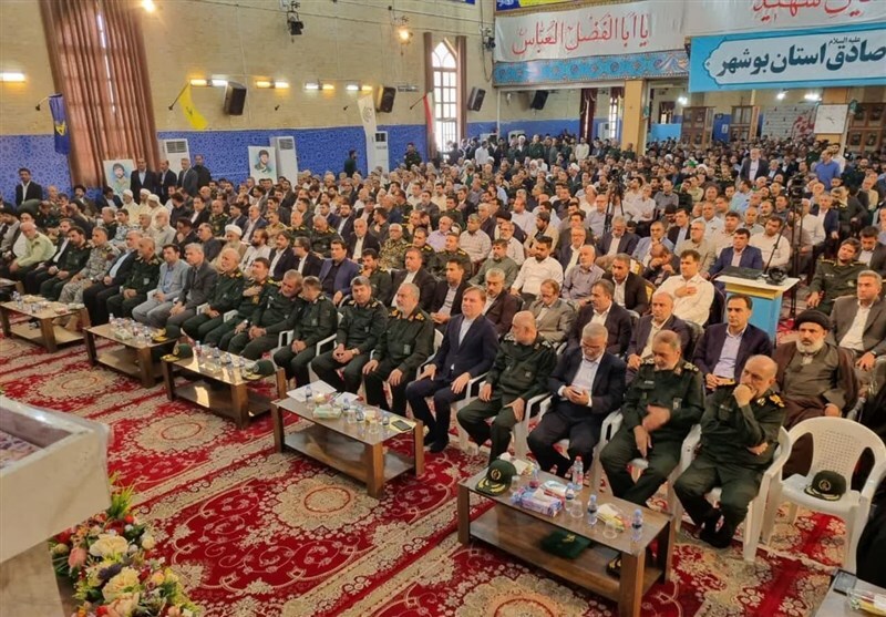 سردار حمید خرمدل فرمانده سپاه استان بوشهر شد/ تجلیل از سردار رزمجو + تصاویر و فیلم