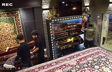 ببینید/ دزدی فرش دستباف ۴۵۰ میلیونی در مشهد با یک ترند اینستاگرامی