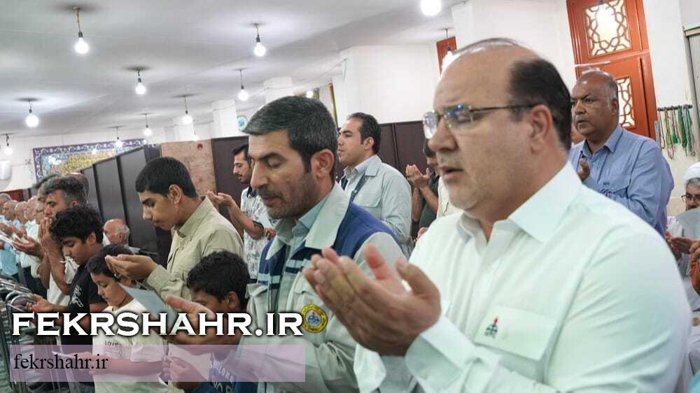 فکرشهر:اقامه نماز عید سعید قربان در جزیره خارگ
