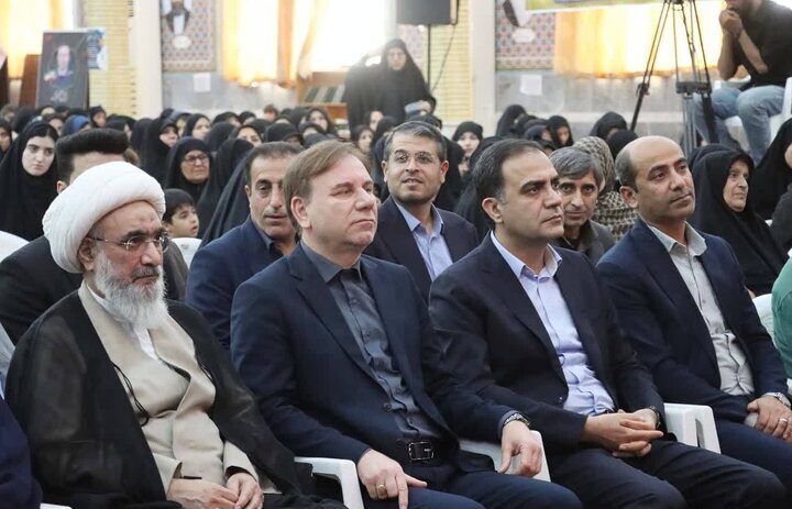 برگزاری مراسم بزرگداشت شهید حمله رژیم صهیونی در دشتی + تصاویر