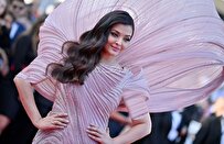 عکس/ استایل ساده و زیبای «آیشواریا»، سوپراستار هندی در جشنواره کن ۲۰۲۵