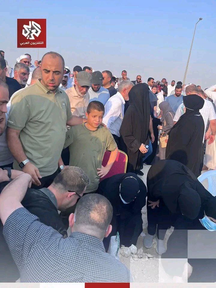 تصاویر/ اولین تصویر از ۳ رهبر حماس پس از حملۀ اسرائیل