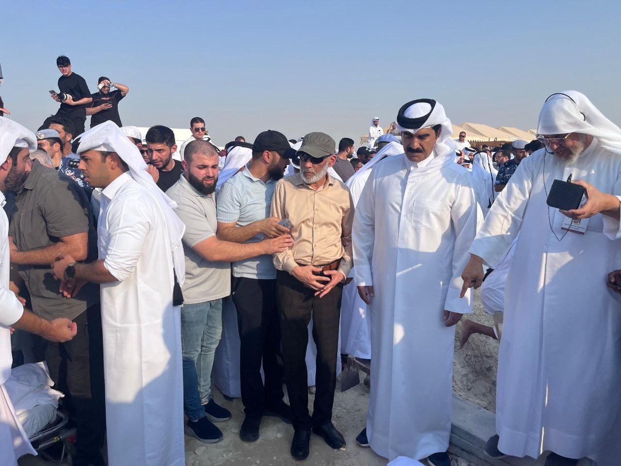 تصاویر/ اولین تصویر از ۳ رهبر حماس پس از حملۀ اسرائیل