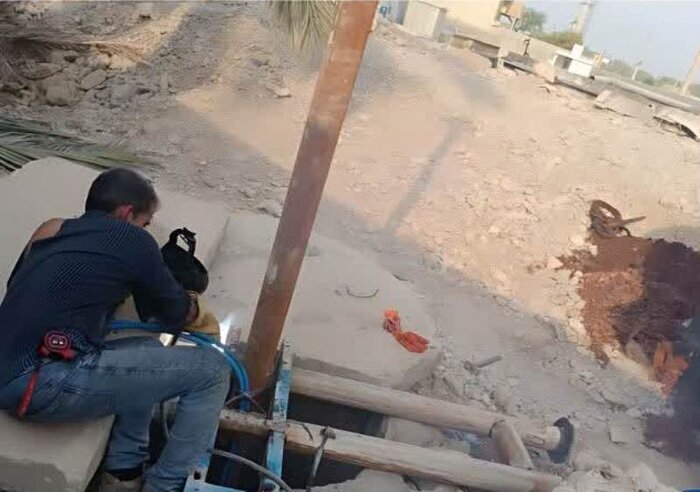 آب ۶ چاه دیگر در دشتستان وارد مدار شد + عکس