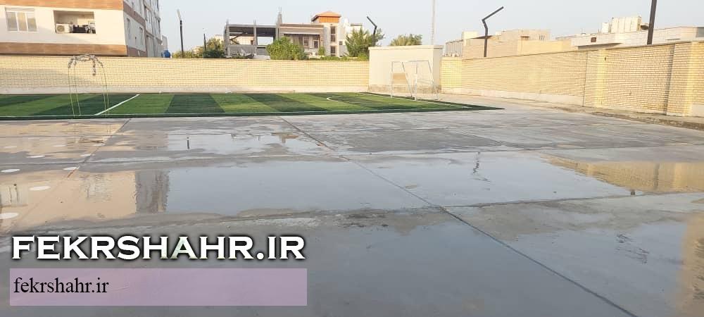 پاکسازی وشستشوی کامل مدارس سطح شهرخارگ در آستانه سال تحصیلی جدید