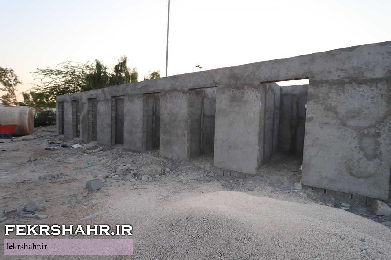 بازدید میدانی و بررسی روند پروژه‌های در دست اجرای شهرداری خارگ + تصاویر
