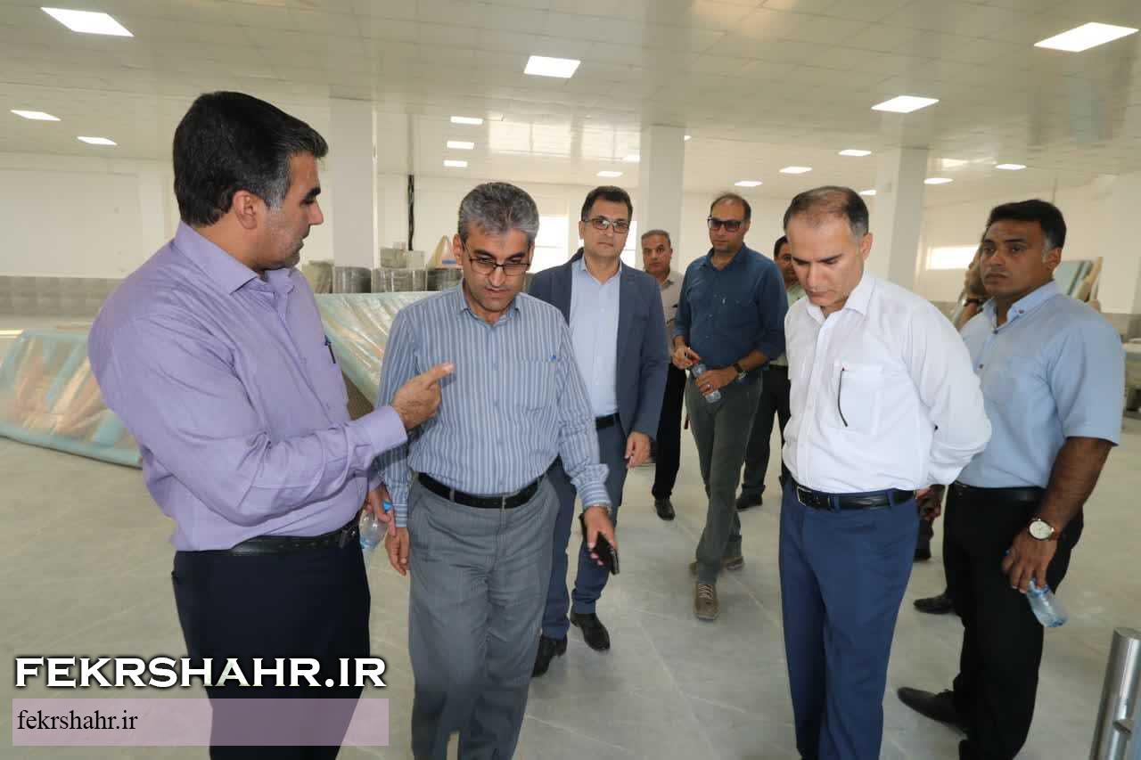 بازدید میدانی و بررسی روند پروژه‌های در دست اجرای شهرداری خارگ + تصاویر