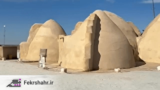 ببینید / این آبشار نمکی در دل بیابان ایران، هر گردشگری را انگشت به دهان می‌کند