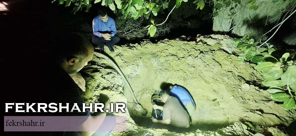 تلاش شبانه برای انتقال پایدار آب شرب به شهر خارگ تلاش شبانه برای انتقال پایدار آب شرب به شهر خارگ