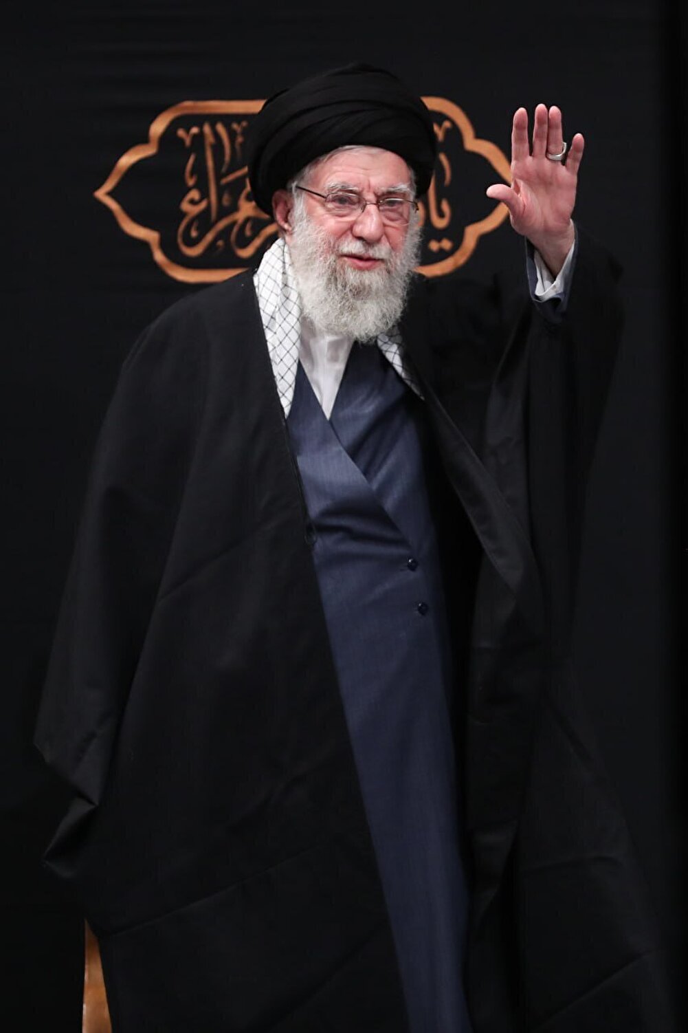 تصاویر/ مراسم عزادارای ایام شهادت حضرت زهرا (س) با حضور مقام معظم رهبری