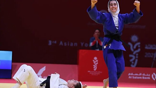 تاریخ‌سازی بانوی جودوکار ایران؛ مهسا شکیبایی نخستین طلای آسیایی را کسب کرد