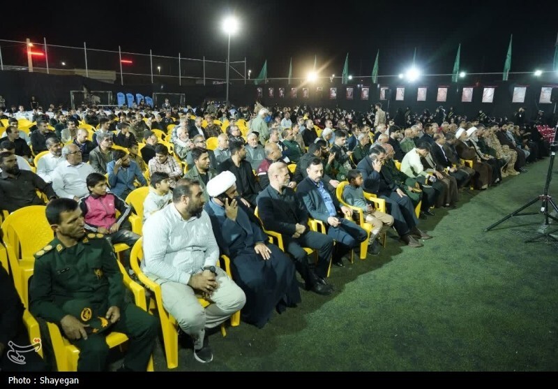 برگزاری یادواره ۳۵ شهید برازجان با حضور امام جمعه بوشهر + تصاویر