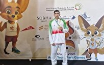 ۶ مدال آسیایی بر گردن شناگر توان‌یاب بوشهری