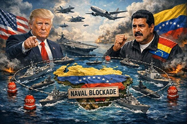 ترامپ: اعلام محاصره دریایی ونزوئلا / باید تمام نفت، زمین و سایر داراییهایی را که قبلاً از ما دزدیده بودند بازگردانند ترامپ: اعلام محاصره دریایی ونزوئلا / باید تمام نفت، زمین و سایر داراییهایی را که قبلاً از ما دزدیده بودند بازگردانند