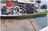 شیلات: کشف و توقیف ادوات ممنوعه صید محاصره‌ای در بوشهر