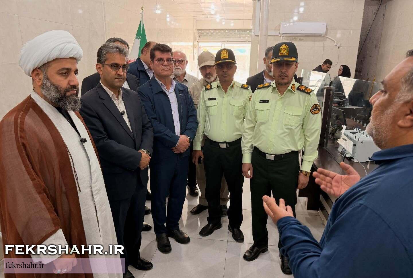 پلیس‌ +۱۰ در خارگ افتتاح شد